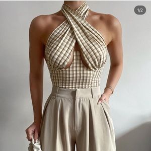 Pretty little thing brown top